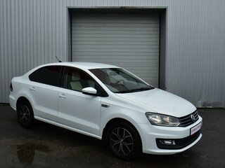 2019 Volkswagen Polo V Рестайлинг, белый, 1199000 рублей, вид 3