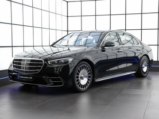 2021 Mercedes-Benz S-Класс 450 Long 4MATIC VII (W223), чёрный, 10350000 рублей, вид 1