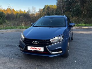 2019 Lada (ВАЗ) Vesta SW I, синий, 1100000 рублей, вид 3