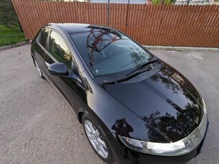 2007 Honda Civic VIII, чёрный, 650000 рублей, вид 2