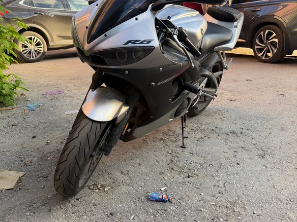 2003 Yamaha YZF-R6, серый, 400000 рублей