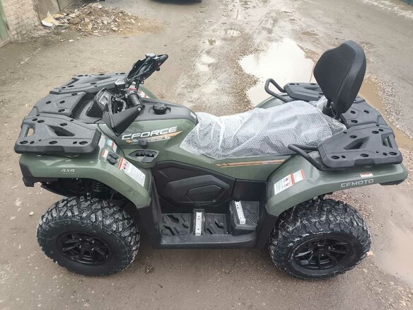 2026 CFMoto CFORCE 520 L, зелёный, 700000 рублей - вид 1