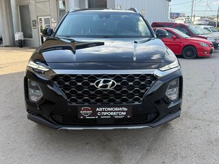 2020 Hyundai Santa Fe IV, чёрный, 2920000 рублей, вид 3