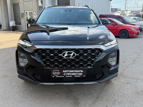 2020 Hyundai Santa Fe IV, чёрный, 2920000 рублей, вид 3