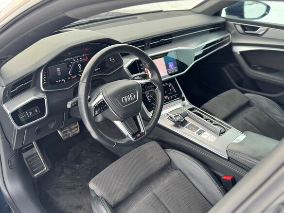 2018 Audi A7 55 TFSI II (4K), синий, 4500000 рублей - вид 4