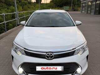 2015 Toyota Camry US Market VII (XV50) Рестайлинг, белый, 2550000 рублей, вид 2