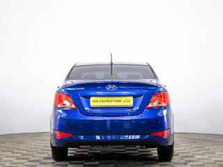 2016 Hyundai Solaris I Рестайлинг, синий, 1199000 рублей, вид 5