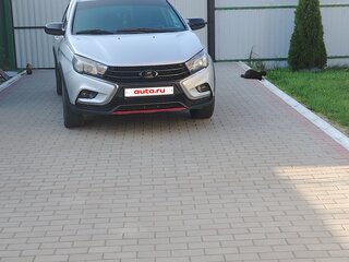 2017 Lada (ВАЗ) Vesta SW Cross I, серебристый, 1150000 рублей, вид 3