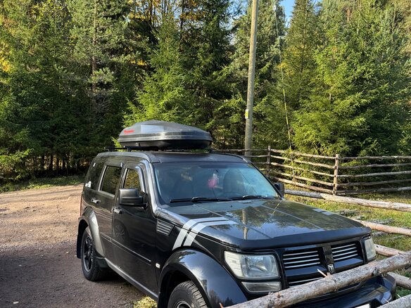 2008 Dodge Nitro, чёрный, 1500000 рублей - вид 3