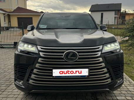 2022 Lexus LX 600 IV, чёрный, 18700000 рублей, вид 3