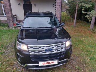 2018 Ford Explorer V Рестайлинг 2, чёрный, 3350000 рублей, вид 3