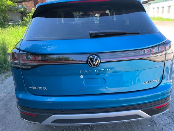 2022 Volkswagen Tayron I Рестайлинг, голубой - вид 3