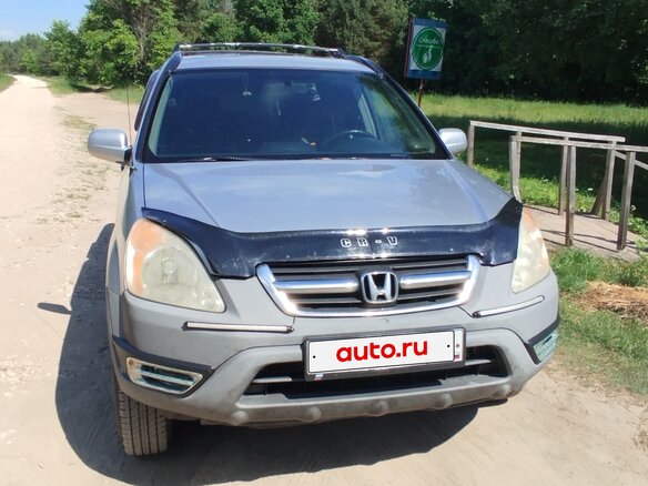 2002 Honda CR-V II, серебристый, 610000 рублей