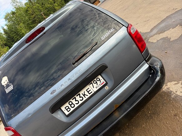 2002 Dodge Caravan 3-speed IV, синий, 450000 рублей - вид 6