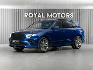 2021 Bentley Bentayga Speed I Рестайлинг, синий, 32500000 рублей, вид 2