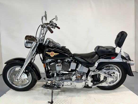 1998 Harley-Davidson Fat Boy, чёрный, 770000 рублей - вид 1