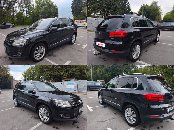 2014 Volkswagen Tiguan I Рестайлинг, чёрный - вид 5
