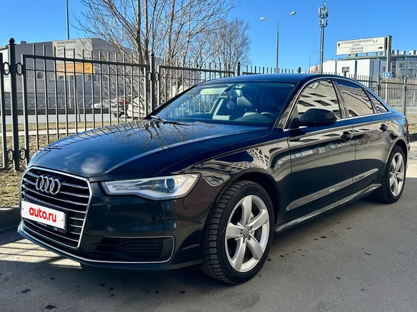 2016 Audi A6 IV (C7) Рестайлинг, чёрный, 1390000 рублей