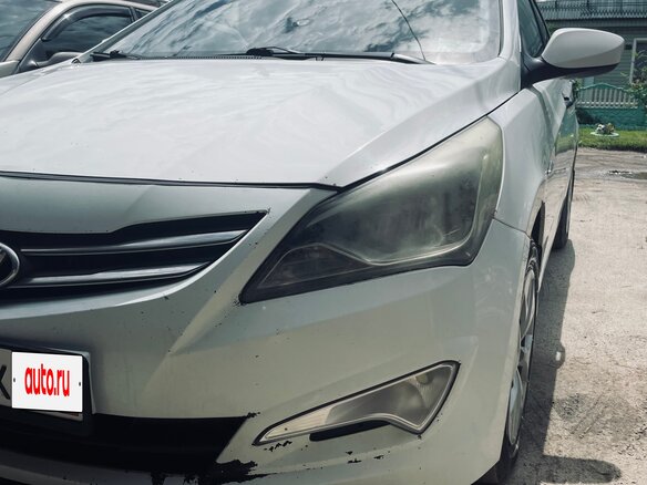 2015 Hyundai Solaris I Рестайлинг, белый, 550000 рублей - вид 8