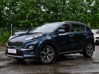 2018 Kia Sportage IV Рестайлинг, синий, 1682000 рублей, вид 1