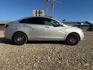 2016 Lada (ВАЗ) Vesta I, серебристый, 590000 рублей, вид 4