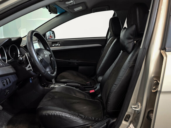 2008 Mitsubishi Lancer X, бежевый, 580000 рублей - вид 9