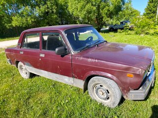 2006 Lada (ВАЗ) 2107, пурпурный, 110000 рублей, вид 4