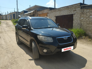 2010 Hyundai Santa Fe II, чёрный, 1100000 рублей, вид 2