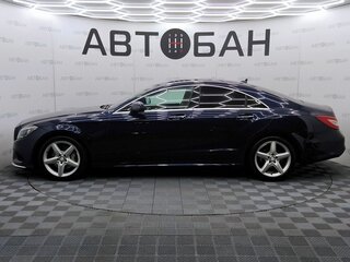 2014 Mercedes-Benz CLS 400 II (C218) Рестайлинг, синий, 3050000 рублей, вид 4