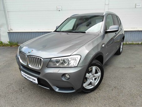 2014 BMW X3 28i xDrive II (F25), серый, 1690000 рублей, вид 2