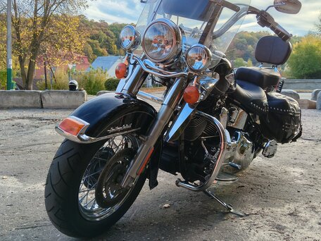 2010 Harley-Davidson Heritage Classic, чёрный, 910000 рублей, вид 5