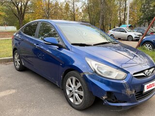 2012 Hyundai Solaris I, синий, 400000 рублей, вид 1