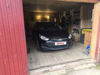 2011 Hyundai Solaris I, чёрный, 950000 рублей, вид 3