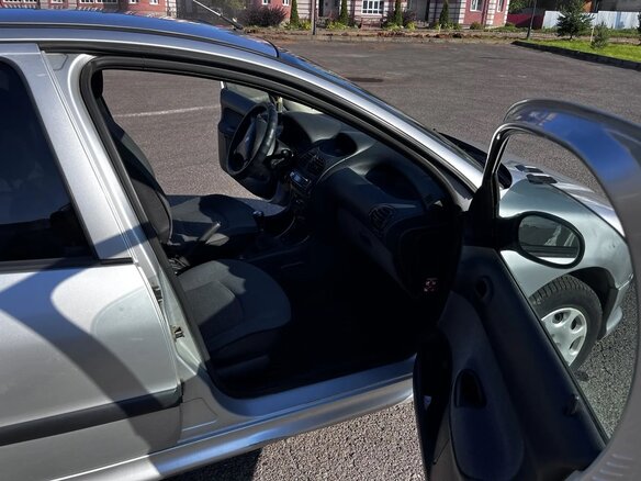 2007 Peugeot 206, серебристый, 280000 рублей - вид 6