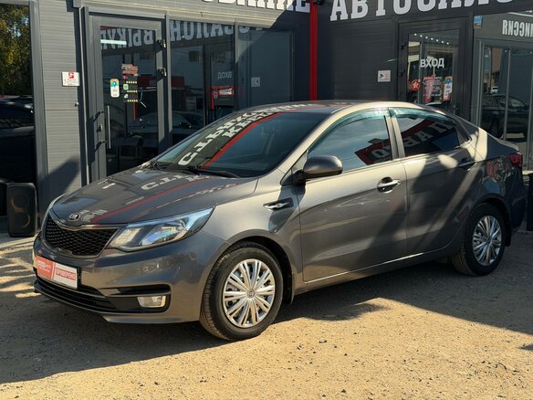 2016 Kia Rio III Рестайлинг, серый, 1050000 рублей - вид 6
