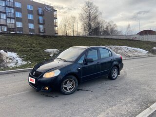 2007 Suzuki SX4 I (Classic), чёрный, 540000 рублей, вид 2