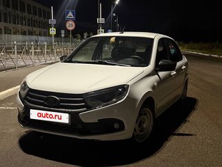 2021 Lada (ВАЗ) Granta I Рестайлинг, белый, 600000 рублей, вид 1