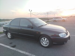 2008 Kia Spectra I Рестайлинг 2, чёрный, 370000 рублей, вид 1