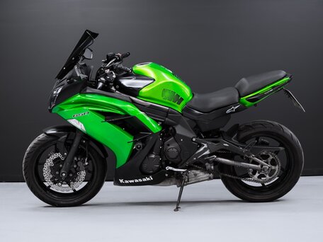 2013 Kawasaki Ninja 650, зелёный, 549900 рублей, вид 4