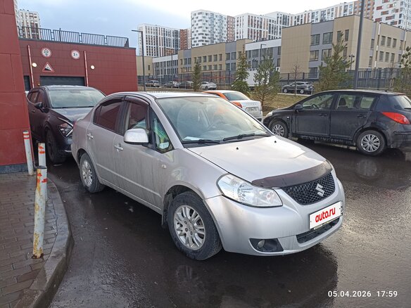 2008 Suzuki SX4 I (Classic), серебристый, 650000 рублей - вид 1