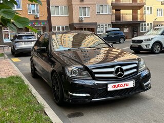2013 Mercedes-Benz C-Класс 180 III (W204) Рестайлинг, чёрный, 1380000 рублей, вид 4