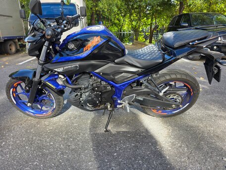 2018 Yamaha MT-25, синий, 250000 рублей, вид 3