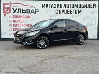 2017 Hyundai Solaris II, чёрный, 1070000 рублей, вид 3