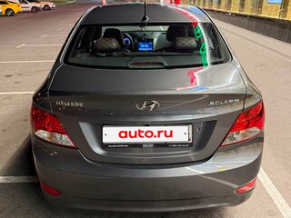 2013 Hyundai Solaris I, серый, 582000 рублей, вид 1