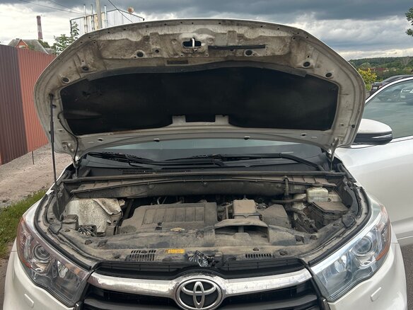 2014 Toyota Highlander III (XU50), белый, 2350000 рублей - вид 9