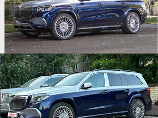 2014 Mercedes-Benz GL-Класс AMG 63 AMG, синий, 5100000 рублей, вид 2
