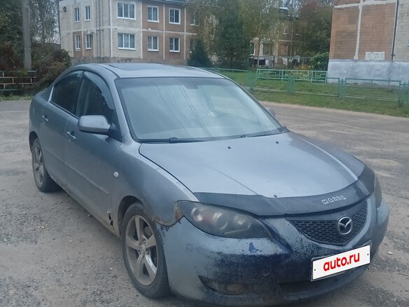 2003 Mazda 3 I (BK), серый, 230000 рублей - вид 1