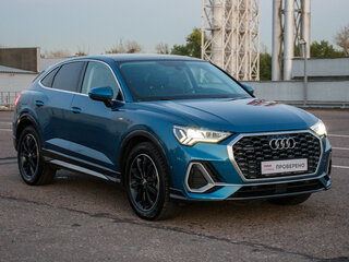 2020 Audi Q3 Sportback 45 TFSI II (F3), голубой, 3850000 рублей, вид 3