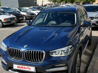 2019 BMW X3 20i xDrive III (G01), синий, 3500000 рублей, вид 4
