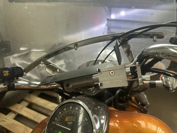 2003 Honda VTX 1800, оранжевый, 1300000 рублей - вид 7